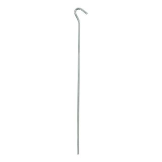 Piquet de tente 30cm Metal avec oeil ouvert 10 pièces en polybag