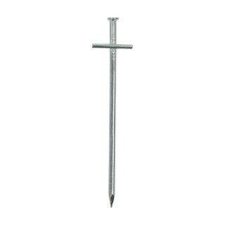 Felsbodenhering 17cm Metall mit geschweisstem Querstift