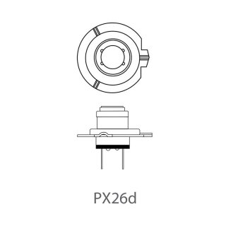 Autolampe 12V 55W PX26d H7 im Blister