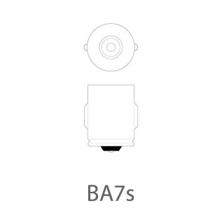 Autolampe 12V 2W BA7s 2 Stück im Blister