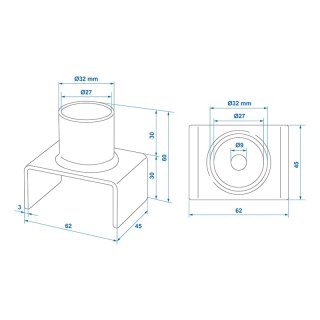 Adapter für Stempelwagenheber