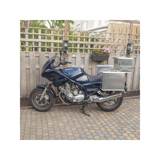 Aluminium Motorradkoffer mit Deckel und Zylindrischer Schloss Seite Case 36L