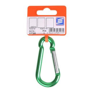 Karabiner Aluminium 8x80mm, 350 daN