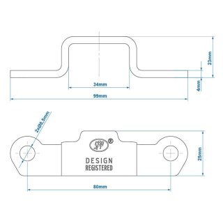 Gegenhalter für Exzenterverschluss SPP Z-09A