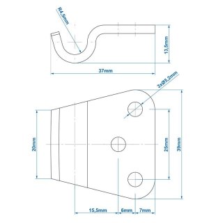 Gegenhalter für Exzenterverschluss SPP Z-11