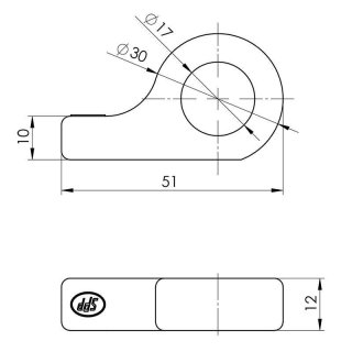 Contre-support pour fermeture excentrique SPP Z-12A