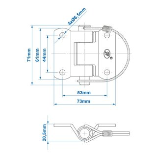 Scharnier SPP ZW-03.40